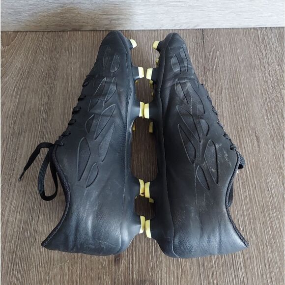 PUMA Ultra 4.4 FG/AG Eclipse - Black/White/Fizzy Yellow - Soccer Cleats Size 8 - Picture 6 of 8